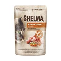 SHELMA Rich in turkey in sauce - nat kattenvoer - 85g