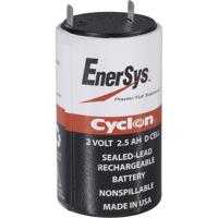 EnerSys Hawker Cyclon D 0810-0004 Loodaccu 2 V 2.5 Ah Loodvlies (AGM) (Ø x h) 34 mm x 68 mm Kabelschoen 4.8 mm Onderhoudsvrij, Wikkelcellenuitvoering, - thumbnail