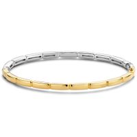 TI SENTO-Milano 23001SY Armband Bangle zilver goud-en zilverkleurig 3 mm - thumbnail
