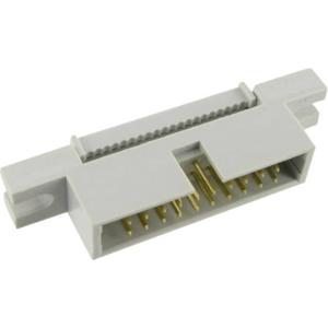 TRU COMPONENTS 1589802 Pinconnector Met montageflens Rastermaat: 2.54 mm Totaal aantal polen: 50 Aantal rijen: 2 1 stuk(s)