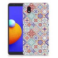 Samsung Galaxy A01 Core | TPU | Siliconen hoesje | Tiles Color