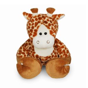 Funnies knuffel giraf bruin ecru 45 cm Maat