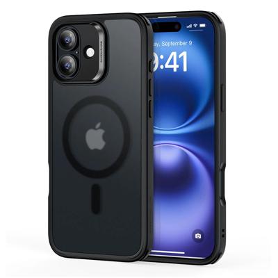 iPhone 16 Plus Classic Hybrid Case (HaloLock) - Frosted Black iPhone 16 Plus Classic Hybrid Case (HaloLock) - Frosted Black