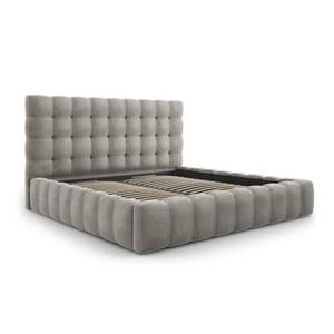 Cosmopolitan Design Bali Bedframe met Opbergruimte - 200 x 200 cm - Lichtgrijs