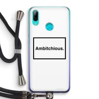Ambitchious: Huawei P Smart (2019) Transparant Hoesje met koord