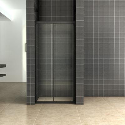 Schuifdeur Aqua Splash Vidrios Douchedeur 100x200 cm 8 mm NANO Mat Zwart Aqua Splash