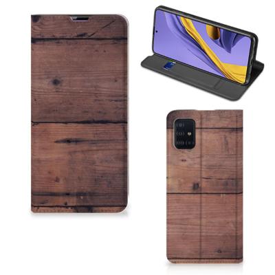 Samsung Galaxy A51 Book | Wallet Case | Old Wood