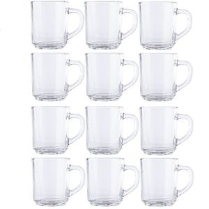 12x Theeglazen/koffieglazen 250 ml