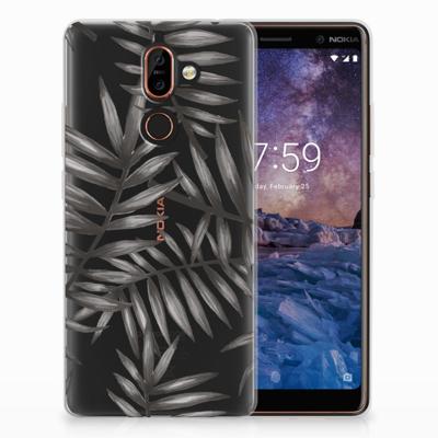 Nokia 7 Plus | TPU Case | Leaves Grey Nokia 7 Plus | TPU Case | Leaves Grey