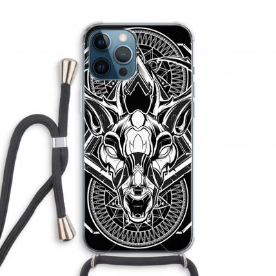 Oh Deer: iPhone 12 Pro Transparant Hoesje met koord