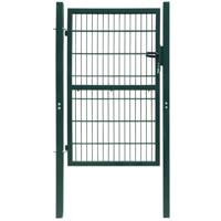 Poort dubbelstaafmat (enkel) 106x230 cm groen