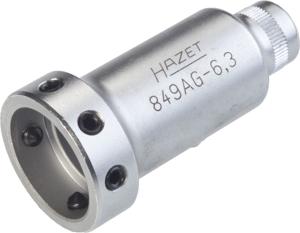 HAZET Houder 849AG-6.3 · 1/4 inch (6,3 mm) vierkant hol · Lengte: 64 mm
