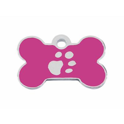 Naamplaatje Imarc Bone Roze Zilverkleurig