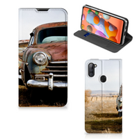 Samsung Galaxy M11 | A11 Stand Case Vintage Auto - thumbnail