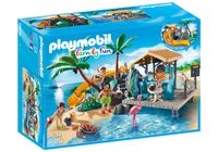 PLAYMOBIL Family Fun - Vakantie-eiland met strandbar 6979 - thumbnail