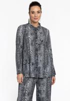 Yoek Blouse | Grijs | Maat 54/56