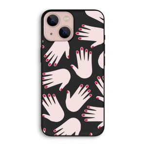 Hands pink: iPhone 13 mini Biologisch afbreekbaar hoesje