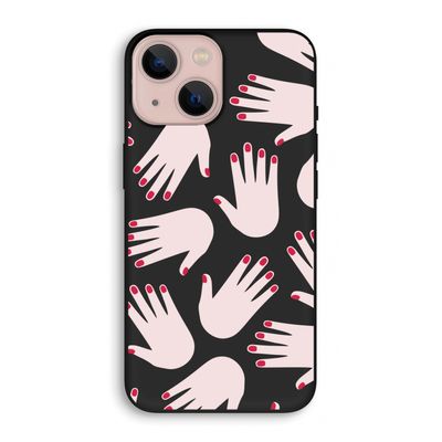 Hands pink: iPhone 13 mini Biologisch afbreekbaar hoesje