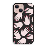 Hands pink: iPhone 13 mini Biologisch afbreekbaar hoesje