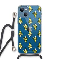 Bananas: iPhone 13 Transparant Hoesje met koord