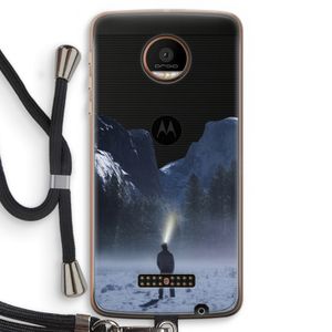 Wanderlust: Motorola Moto Z Force Transparant Hoesje met koord