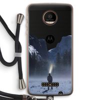 Wanderlust: Motorola Moto Z Force Transparant Hoesje met koord