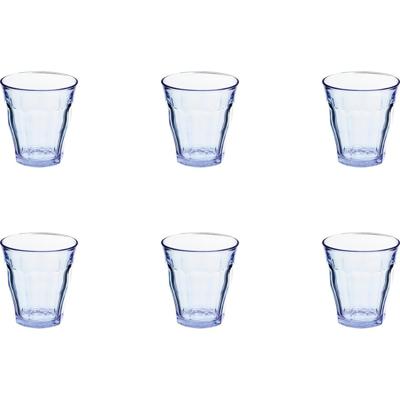 Duralex glas picardie blauw 200ml 6stks