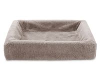 Bia bed fleece hoes hondenmand taupe bia-6 100x80x15 cm - thumbnail