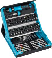 HAZET SmartCase bitset 2200SC-1 | 1/4 inch (6,3 mm) zeskant massief | Sleufprofiel, Kruiskop profiel PH, Pozidriv-profiel PZ | 69-delig | 1,5-6 |