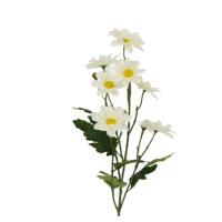Chrysant Kunsttak 68cm Wit