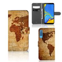 Samsung Galaxy A7 (2018) | Flip Cover | Wereldkaart