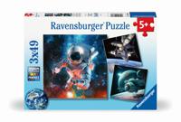 Ravensburger puzzel 3x49 stukjes space adventure