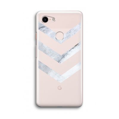 Marmeren pijlen: Google Pixel 3 Transparant Hoesje