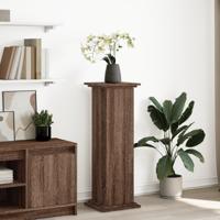 Sokkel met opbergruimte 31x30x90 cm bewerkt hout bruin eiken