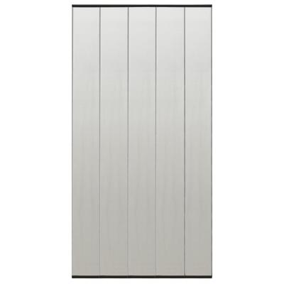 VidaXL Vliegengordijn 5-delig 120x240 cm mesh zwart