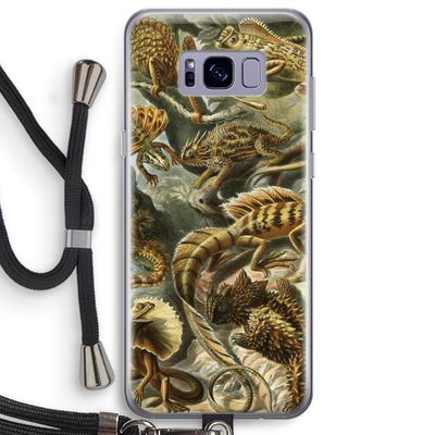Haeckel Lacertilia: Samsung Galaxy S8 Plus Transparant Hoesje met koord