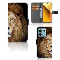 Xiaomi Redmi Note 13 5G | Telefoonhoesje | Met pasjeshouder | Leeuw