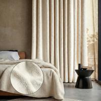 Gordijnen Bouclé - Haken Of Ringen - Off-White 250x300 Cm - - Dekbed-Discounter.nl
