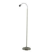 Flexi 1 lichts nickel vloerlamp