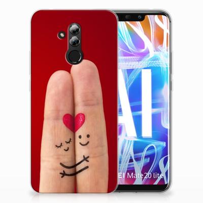 Huawei Mate 20 Lite | Sillicone Back Cover | Liefde - Origineel Romantisch Cadeau