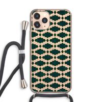 Moroccan tiles: iPhone 11 Pro Transparant Hoesje met koord