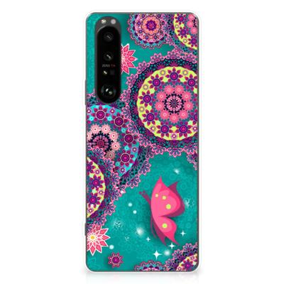 Sony Xperia 1 III | Hoesje maken | Cirkels en Vlinders