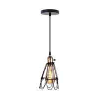 Homestyle Pro MK006-B Industriële Hanglamp 19x23 cm Zwart/Metaal