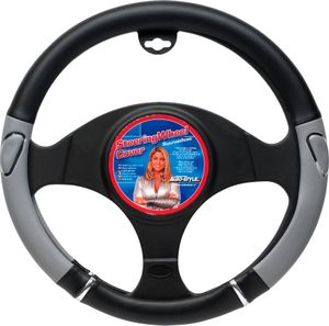 AutoStyle Stuurhoes Zwart/Grijs/Chroom SYSW01G