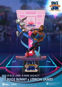 Space Jam: A New Legacy D-Stage PVC Diorama Bugs Bunny & Lebron James New Version 15 Cm