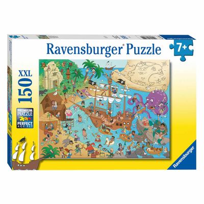 Ravensburger puzzel pirateneiland, 150st. xxl
