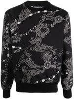 Versace Jeans Couture casquette à motif baroque - Noir