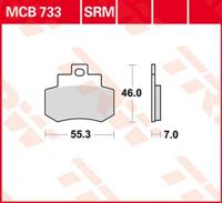 TRW Remblokken, en remschoenen voor de moto, MCB733SRM Sinter maxi scooter