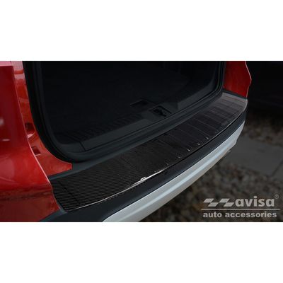 Echt 3D Carbon Bumper beschermer passend voor Ford Kuga II 2013-2019 'Ribs' AV249253