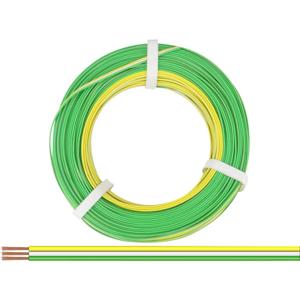 Donau Elektronik 318-354-50 Draad 3 x 0.14 mm² Geel, Wit, Groen 50 m